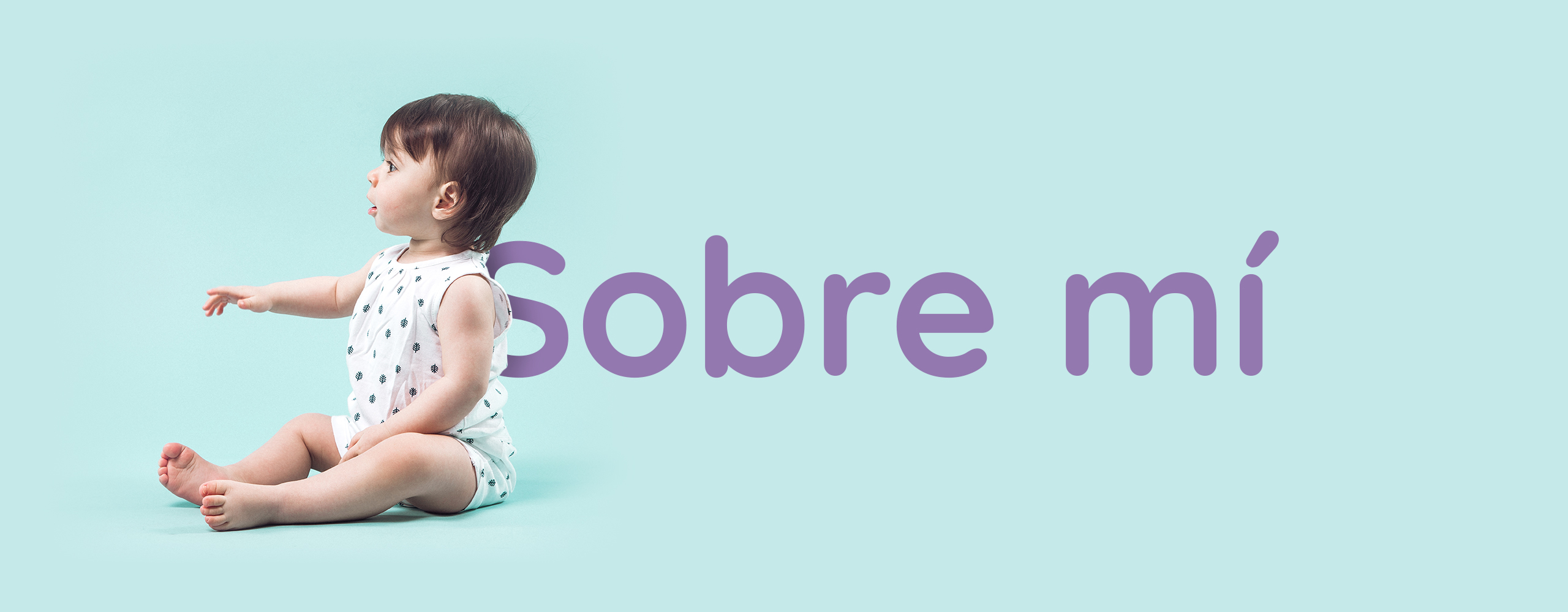 foto de niño con texto sobre mí