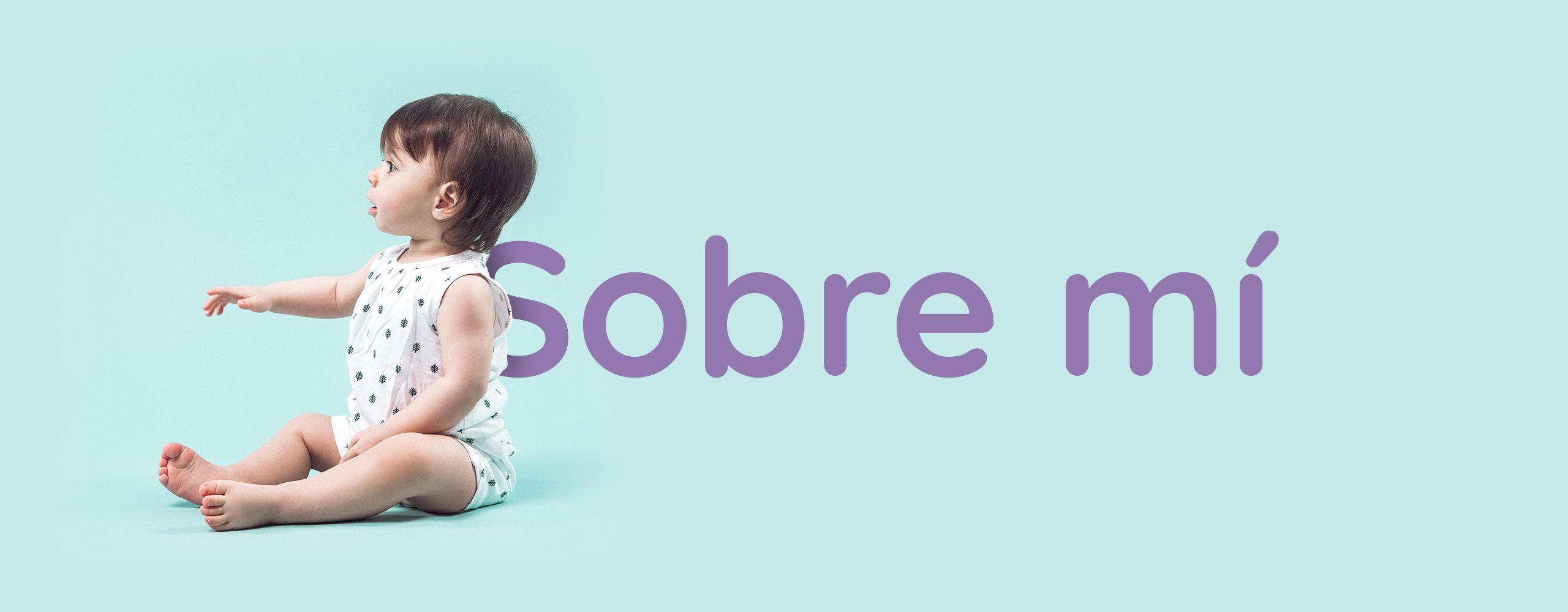 foto de niño con texto sobre mí