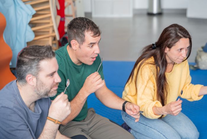 foto de actividad con bebés