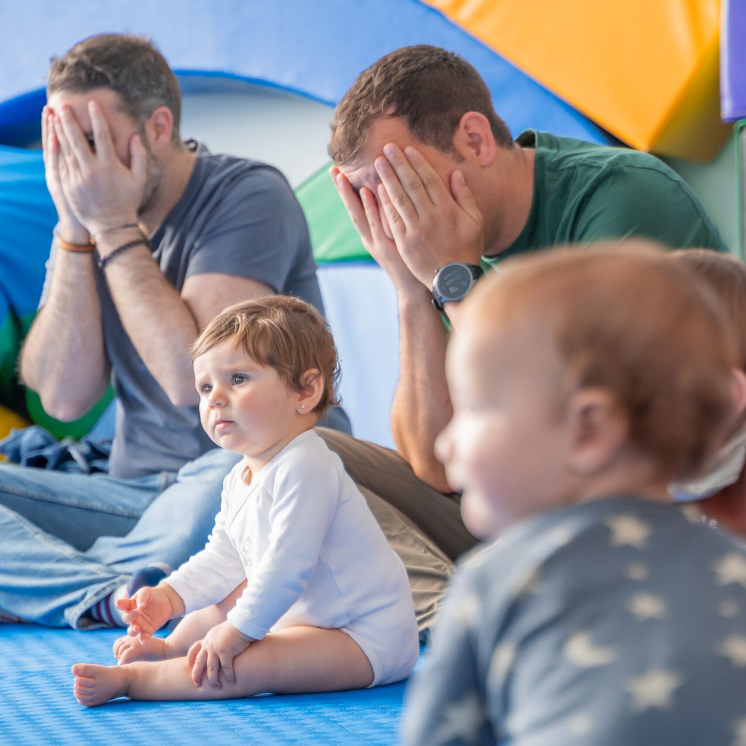 foto de taller con niños